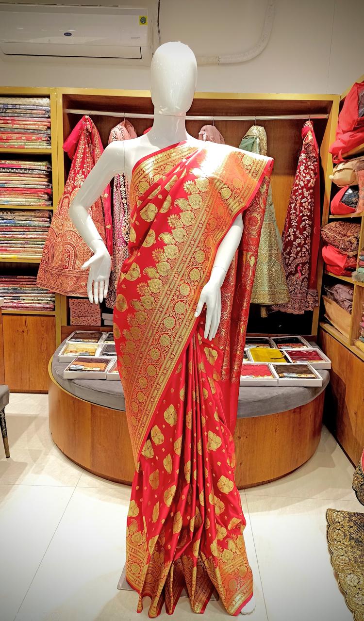 Classic Red Banarasi